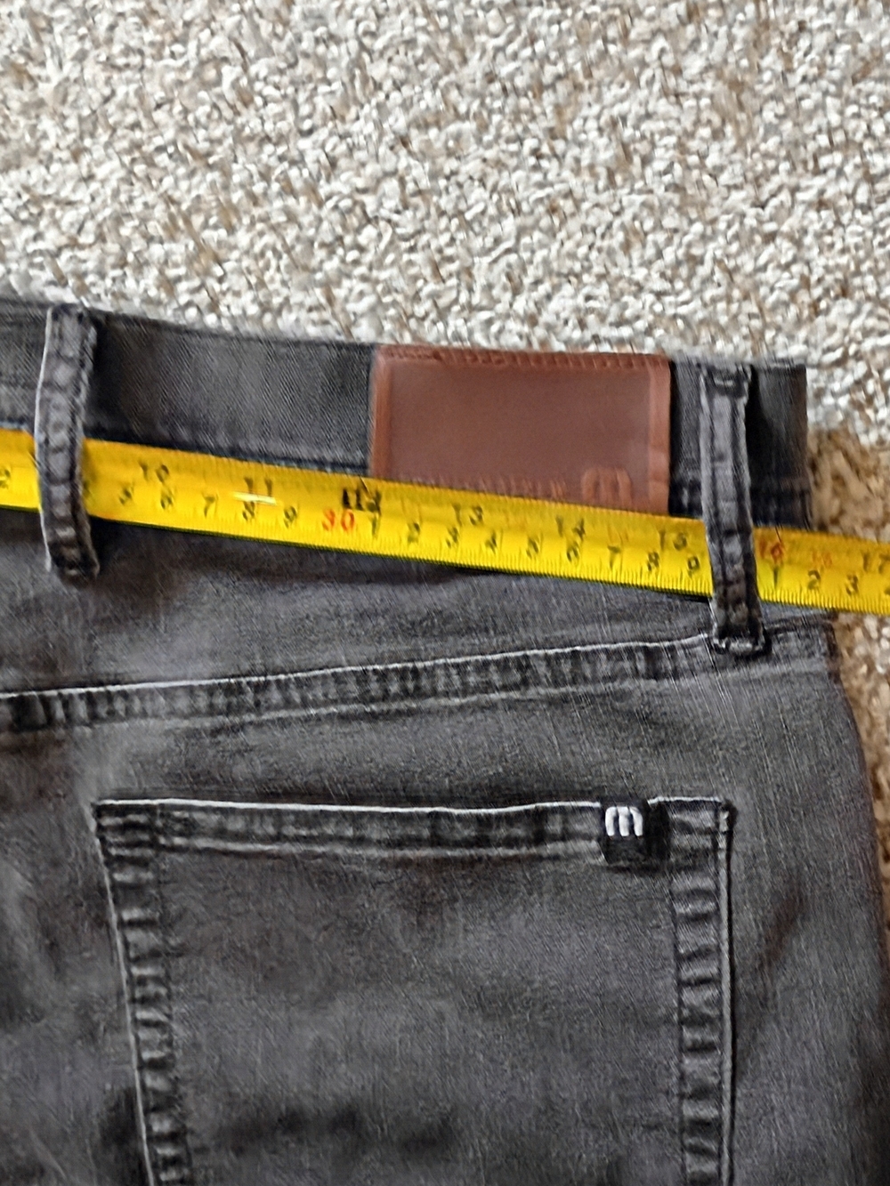 Travis Mathew Men's Charcoal Grey Washed Jeans Straig Leg 32x30 - Picture 11 of 13